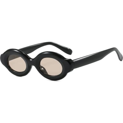 Nieuwe Retro Bubble Ovale Zonnebril UV400 Bescherming Trendy Dames Heren Hoge Kwaliteit Gepersonaliseerd Merk Ontwerp as  picture