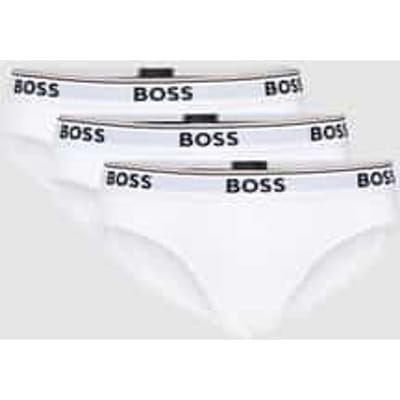 Slip met labeldetails in een set van 3 stuks, model 'Power'