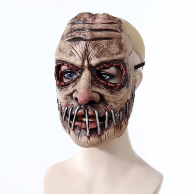 Halloween masker-enge maskers-halloween maskers volwassenen-halloweenmasker - Horror Creepy Mask - Halloween Horror Mask - Volwassen Halloween Carnaval Kostuum Feest Rollenspel - 24x20cm