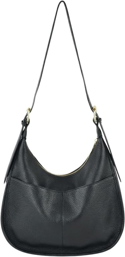 Stijlvolle Dames Schoudertassen van PU Leer met Vintage Zipper voor Winkelen, Werk en Reizen