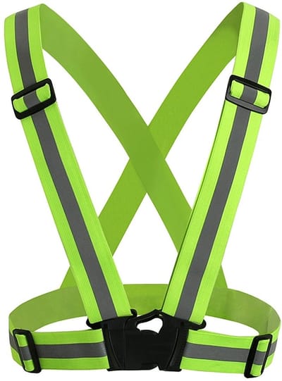 Dailygoods - Verstelbaar Veiligheidsvest - Reflecterend - Hoge Zichtbaarheid - Fluorescerend Groen - Comfortabel - Uniseks
