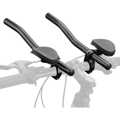 Fietssteun Stuur Verstelbare Fiets Triatlon Stuur Fietsen TT Stuur voor Racefiets MTB zwart
