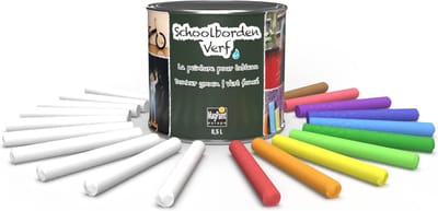 MagPaint Schoolbordenverf - Groen - 500ml - Inclusief 20 Krijtjes