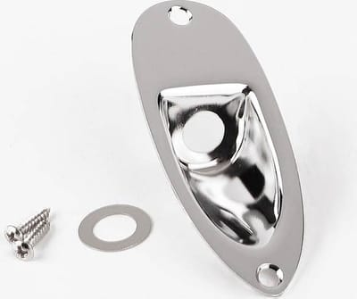 Fender Stratocaster® Recessed Jack Ferrule Plate - Chroom