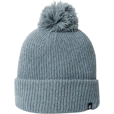 Maya gebreide beanie muts met pompon voor dames