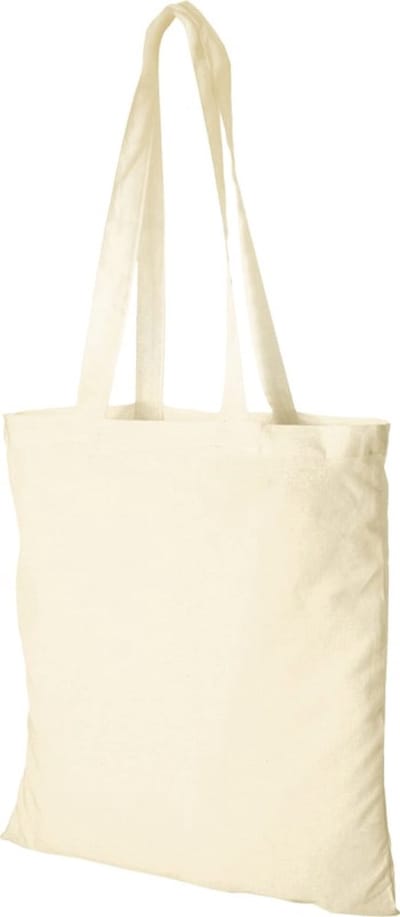 noTrash2003 Set van 10 katoenen boodschappentassen, jute zakken, eenkleurig, met lange handgrepen, ideaal voor het schilderen van stof