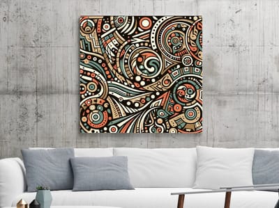 Kunstprint | Wanddecoratie | Dibond | 20 × 20 cm