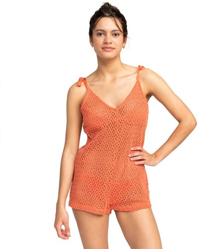 Roxy Ocean Riders Playsuit Oranje S Vrouw