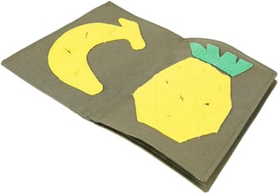 Snuffelmat Huisdier - Voedingsmat Hond - Huisdier Training - Boek Ontwerp - 21 x 15 x 2 cm - Gekleurd