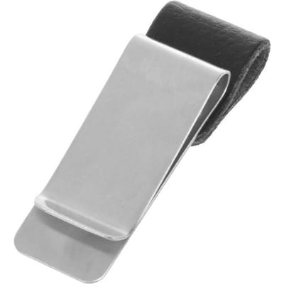 Pennenlus Voor Notitieboek Retro Lederen Journal Notitieboek Potloodhouder Bladwijzer Met Metalen Clip Metalen Pennenklem Met Leer black