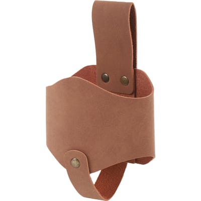 Leren Bierriemhouder Buiten Bierfles Drank Waist Pouch voor Barbecue Picknick Kamperen