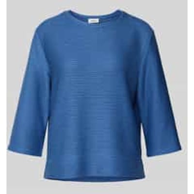 Relaxed fit sweatshirt met structuurmotief