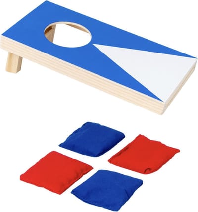 Draagbare Werpspelset - Tasuitdaging Spel - Buiten Spelen - Hand-oog Coördinatie - 265 x 135 cm - Blauw