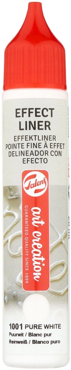 Talens Effect Liner/Dot Stift Pure White 28ml | 1001