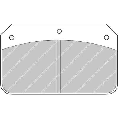 Sportremblokken zonder goedkeuring FERODO FRP502W