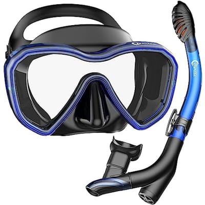 Verbeterde Panorama Snorkelset voor Volwassenen - Waterdicht en Anti-condens