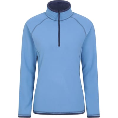 Mountain Warehouse Dames/Dames Montana Half Zip Fleece Top (Donkerblauw)