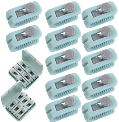 carmdering - Bettdeken Clips - Dekbed Klemmen - Beddengoed Bevestiger - Hoge Elasticiteit - Anti-Slip Ontwerp - Duurzaam ABS - Veelzijdig Gebruik - Snelle Installatie - 12 Stuks