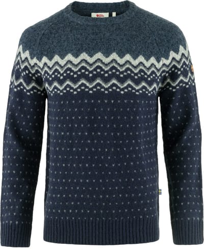 Fjällräven Övik Knit Sweater Men - Trui - Heren - Dark navy-mountain blue - Maat XXL