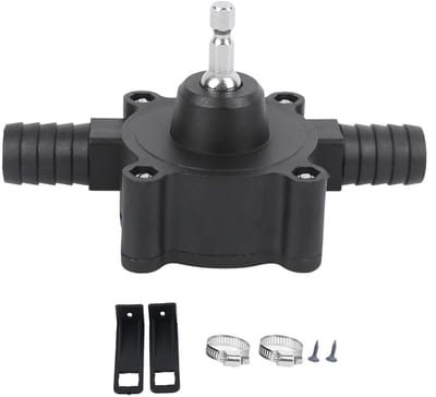 Dailygoody - Mini Elektrische Pomp - Zelfaanzuigende Overbrengpomp - Voor Tuin en Kelder - Vloeistoffen - Eenvoudig te gebruiken - Compact formaat - G...