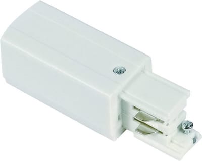 Ledvion - 1-Fase Rail Power Connector (Wit) - Naadloze Intergratie 1-Fase