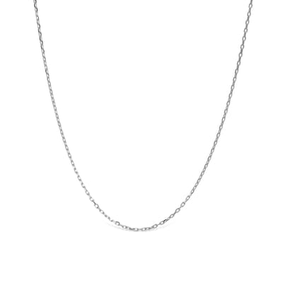 Luxenter ketting, luxenter 925 sterling zilveren ketting met gerhodineerde afwerking