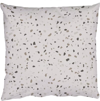 Sierkussens - Kussentjes Woonkamer - 50x50 cm - Terrazzo - Patroon - Créme