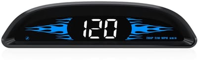 KZQ Car Head Up Display Met Gps Navigatie - Dual System Scherm Met Snelheid Tijd Richting En Kilometerstand - Voertuig Over Snelheid En Vermoeidheid Alarm