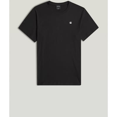 G-Star Chest Logo Slim R T S/s Dk Black Taglia: XS | Magliette basic Outlet | Uomo | Nero