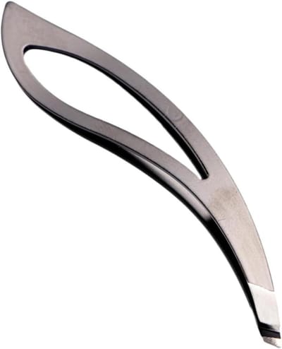Pincet Set - Wenkbrauwclip - Precisie Ontharen - Schuine Punt Ontwerp - 2 Stuks - Zwart