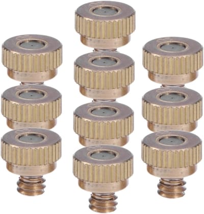 3 Sets RVS Druk Misting Systeem voor Tuinirrigatie en Buitenkoeling - 10 Stuks*3 Tuinspuiters