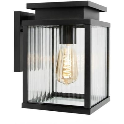 KS Verlichting Wandlamp Leicester 2 - Zwart - Moderne buitenverlichting - E27