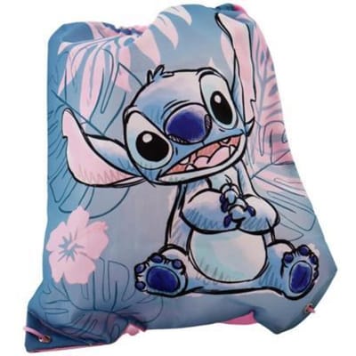 Lilo & Stitch: Gym- zwemtas 42x32cm -"Blue Hawaii", Lilo en Stitch zwemtas, Lilo en Stitch, Nylon tas, Gymtas, Tas