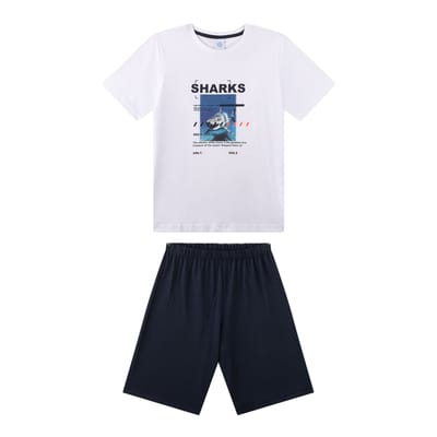 Sanetta Pyjama Pyjama short Teens Sharks