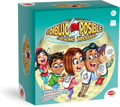 Tekenspel Onmogelijk - Raad het woord - Familiepret garanderen - Tekenen op elkaars rug - 3 tot 6 spelers