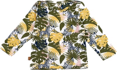 Frogs and Dogs -  baby  longsleeve - Khaki melange - maat 56