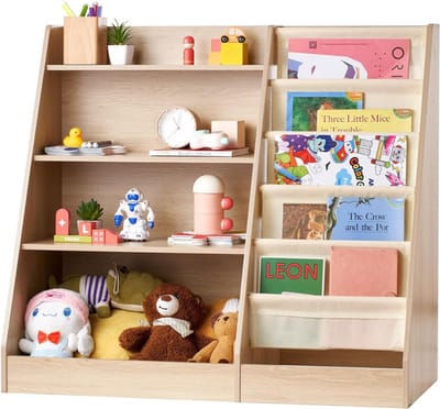 Kinderboekenkast - Boekenrek Kinderkamer - Montessori Kinderkast