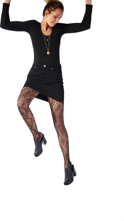 Pretty Polly Panty - Fashion - Random - Net - One Size - 36/42 - Zwart