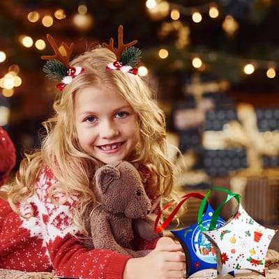 Dailygoods- Kerstgeschenkdozen 10 stuks - Cadeauverpakking - Chocoladedozen - Geschenkdozen - Duurzaam papier - Stervormig ontwerp