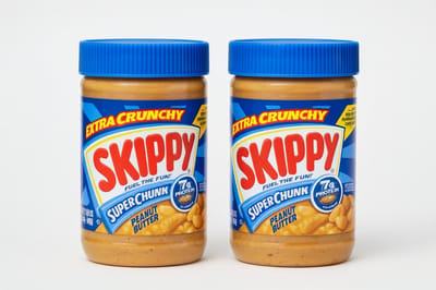 Skippy Pindakaas Extra Crunchy – 2 x 454g Voordeelverpakking | Super Chunk Peanut Butter