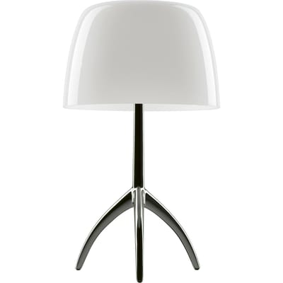 Foscarini - Lumiere grande tafellamp - wit - dimbaar - Cromo Nero
