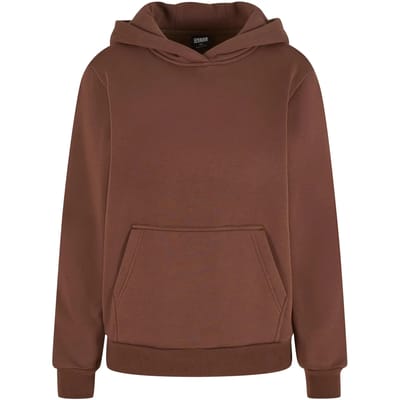 Urban Classics - Fluffy Hoodie/trui - XS - Bruin