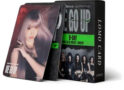 KPOP 55pcs/box BABYMONSTER WE GO up Holographic Photocard [Fotokaarten]