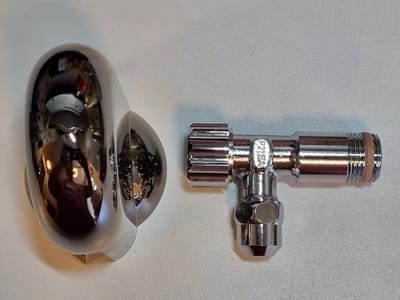 Hansgrohe Axor Alegroh Hoekstopkraan met Kap Chroom 1/2" S313620