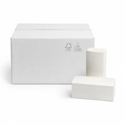 3200 stuks Handdoekpapier Z-vouw 2-laags cellulose 21 x 24 cm