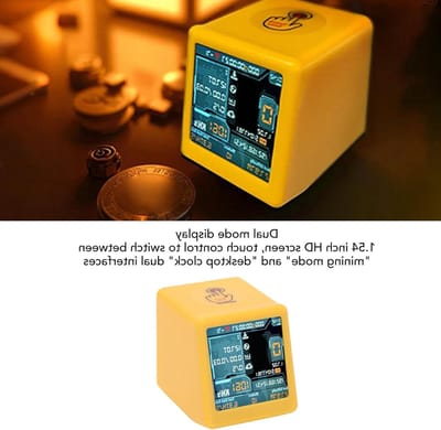Bitcoin Miner met Hoge Hash Rate van 1060 KH/s, WiFi en Bluetooth, 1.54-inch IPS Touch Display voor Cryptovaluta Enthousiastelingen