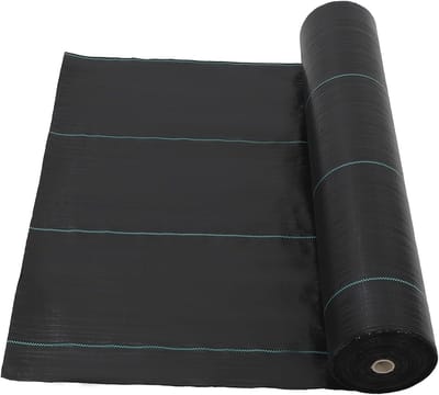 Onkruiddoek Bodembedekker - Tuindoek Grondzeil - Onkruid Weren - Hoge Doorlaatbaarheid - 4x250ft - Zwart