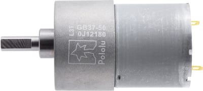 50:1 Metal Gearmotor 37Dx54L mm 24V (Helical Pinion) Pololu 4683