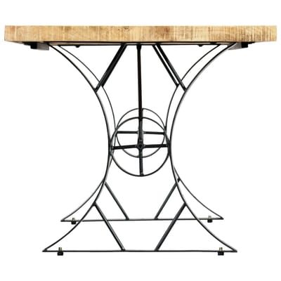 vidaXL - Eettafel - 180x90x76 - cm - massief - mangohout