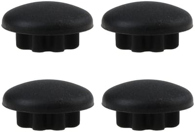 Dailygoods- Schroefdopafdekkingen 4 Stuks - Rubber - 10mmx7mm - Compatibel met SMEV/Dometic - Gootsteen/Kookplaat/Fornuis - Schadepreventie - Schroefdoppen
